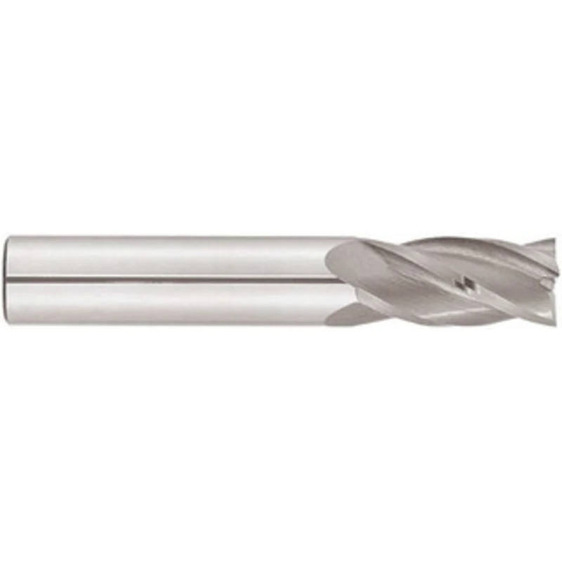 Niagara Cutter 1/8, 1 LOC, 1/8 Shank Diam, 4 OAL, 4 Flute, Solid Carbide Square End Mill Single End, Uncoated, Spiral...